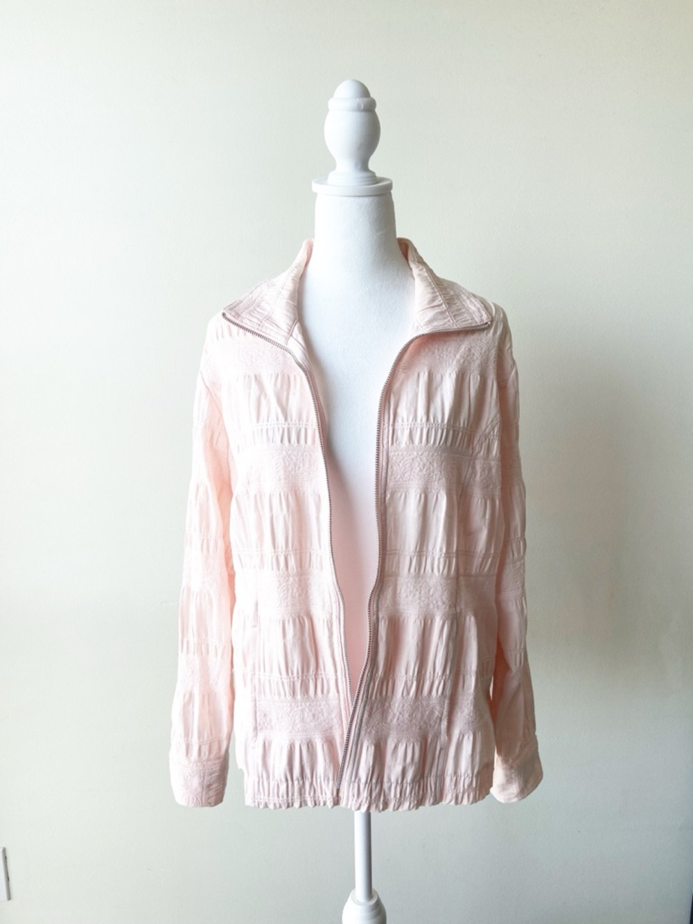 Christopher & Banks Light Pink Textured Jacket